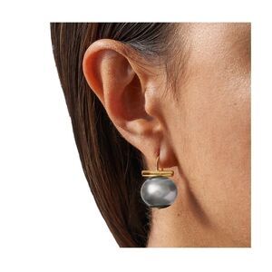 Camila Coelho 14K Gold Plated Mother of Pearl Drop Earrings